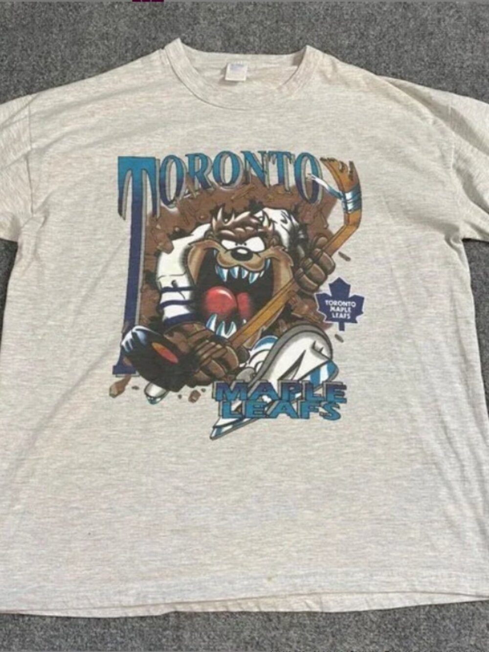 Toronto Maple Leafs Hockey Shirt, Toronto Maple Leafs Taz Looney Tunes Shirt tee